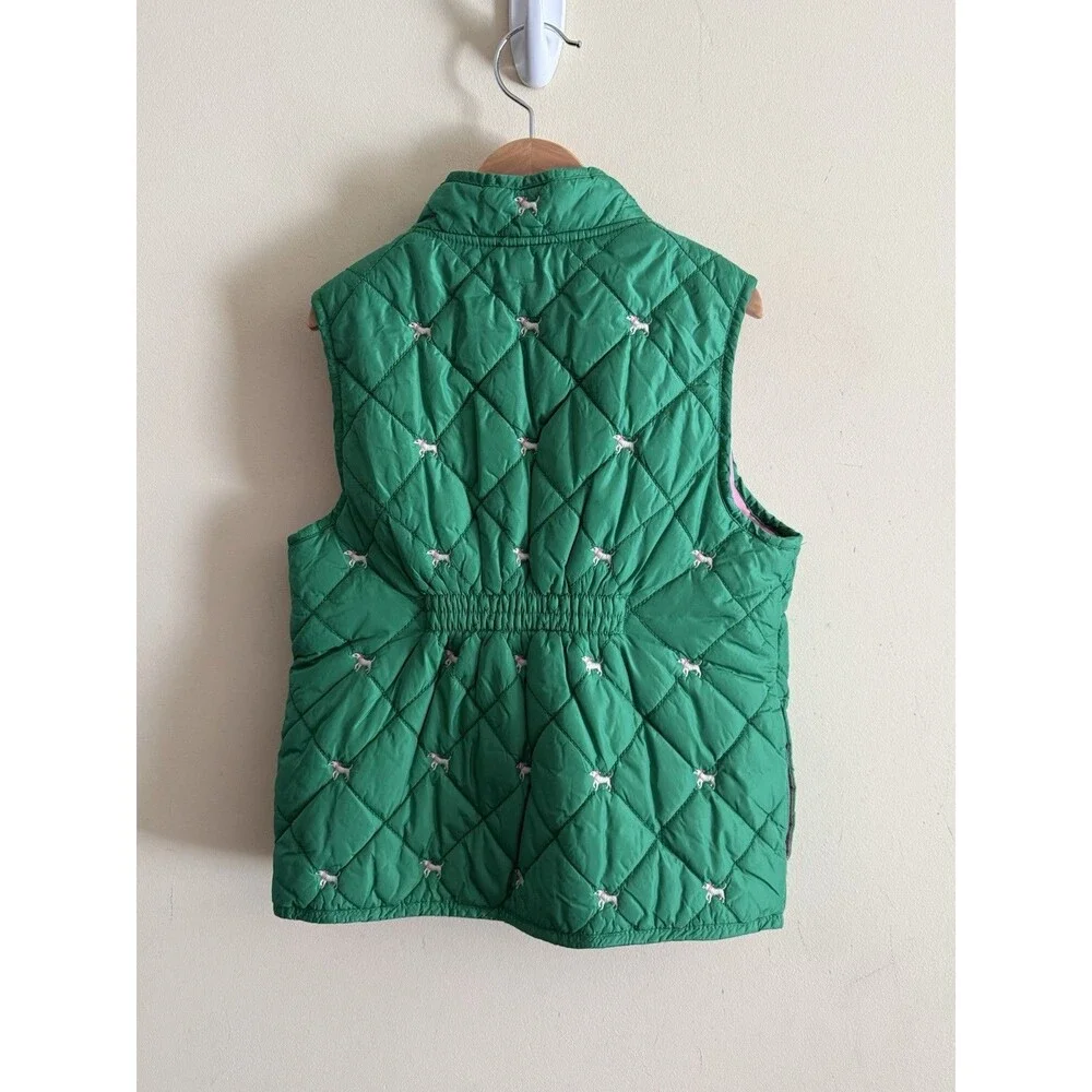Gymboree Girls Puffer‎ Quilted Dog Size Medium 7-8 HTF Smart Girls Rule Vintage